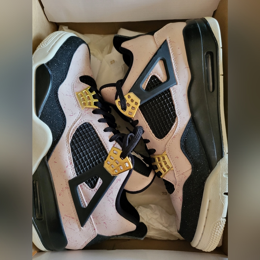 Women's Air Jordan Retro 4 Silt Red Splatter